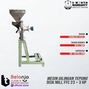 Mesin Gilingan Tepung Stainless FFC23 + Elektro Motor 3HP 1Phase 4Pole
