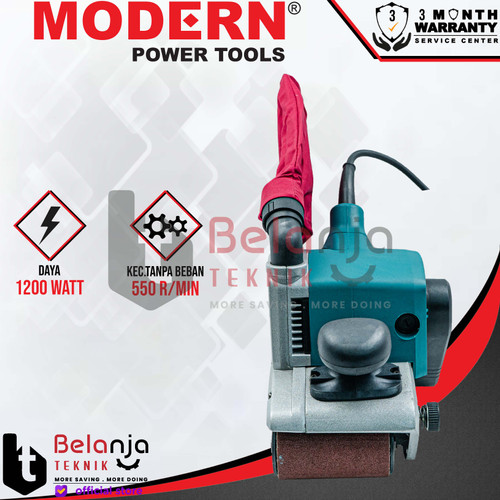 Modern Mesin Amplas M 2561 Belt Sander 100 x 610 mm 1200 Watt M2561