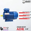 Mesin Dinamo - Electro Motor ADK 3 HP 1 Phase 4 Pole