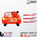 Shark Mesin Kompresor Udara 0.5 HP + Electro Motor Dinamo 1HP 1 Phase