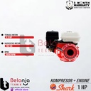 Shark Mesin Air Compressor 1HP dan Engine Penggerak Ex-China 5.5 HP