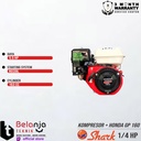SHARK Mesin Kompresor Udara 0.25 Hp Honda Gp 160 5.5 Air Kompresor 1/4