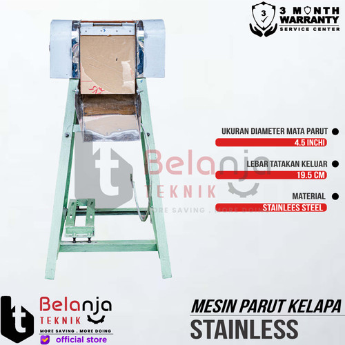 Mesin Parutan Kelapa Kokoh + Engine GX 160 Jialing