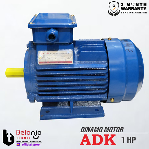 Mesin Dinamo - Electro Motor ADK 1 HP 1 Phase 4 Pole