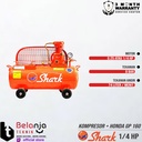 SHARK Mesin Kompresor Udara 0.25 Hp Honda Gp 160 5.5 Air Kompresor 1/4
