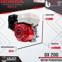 Mesin Penggerak Honda GX 200 Thailand 6.5 HP Bensin Engine Serbaguna