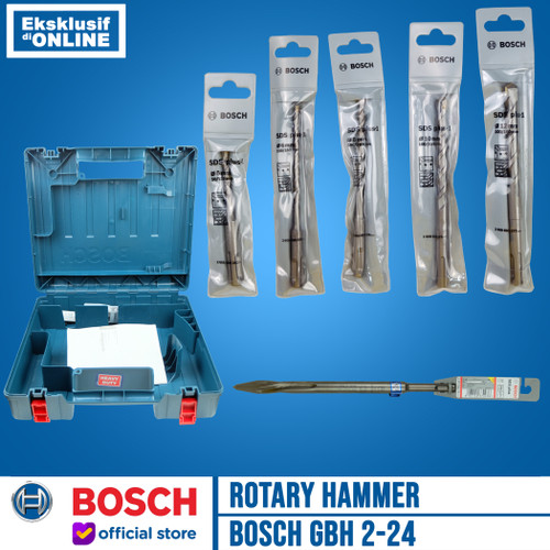 Bosch Mesin Bor Tembok Rotary Hammer Drill GBH 2-24 DRE 24 MM 790 Watt