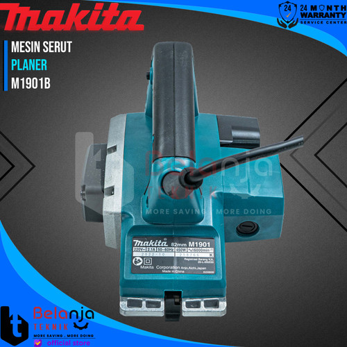 Makita Mesin Serut KAYU M 1901 B Mesin Planer M1901B 450 WATT Jepang