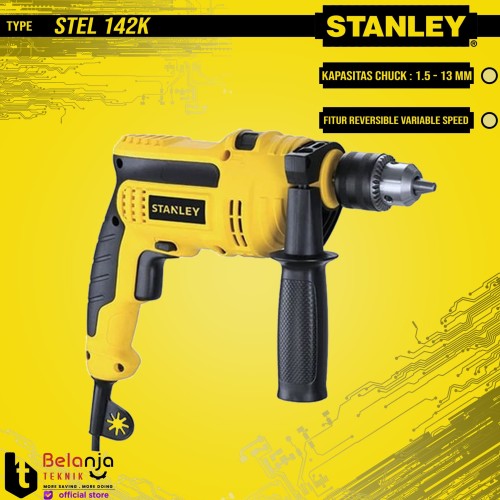 STANLEY Hammer Drill STEL142K 13 MM Mesin Bor Listrik STEL 142K 13MM
