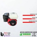 SWAN 1 HP - UNLOADER AIR COMPRESSOR - KOMPRESOR ANGIN & HONDA GP 160