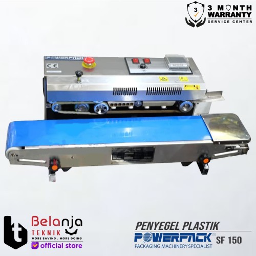 Powerpack Penyegel Plastik SF 150 W Horizontal Continuous Band Sealer