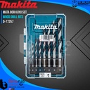 Mata Bor Pelubang Kayu Set 8 Pcs Makita D-77257 Wood Drill Bits 8Pcs 3-10 MM HM-CT