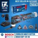 Bosch Mesin Oskilasi GOP 12V-28 Oscillating Cutter Multi Tool Cordless 12 Volt SET 3 AH Charger Baterai