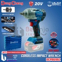 Dongcheng Impact Wrench Cordless DCPB698Z 1/2 Inch Mesin Pembuka Baut Baterai 20V DCPB 698 Z DCPB698 Z Unit Only