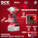 DCK Mesin Impact Wrench Baterai KDPB298 Z 1/2 Inch Cordless Brushless 20V KDPB 298 Z KDPB298Z