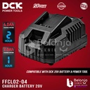 DCK Charger Battery Pengisi Daya Baterai FFCL 20 Charger 20V 4 ah FFCL20-04