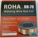 Roha Kawat Las CO 0.8mm 5 kg Kawat CO2 MIG Wire 0.8 mm 5 Kg Solid Gas