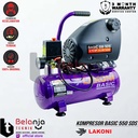 Lakoni Mesin Kompressor Angin Portable 0.75 HP BASIC 550 SDS Air Compressor 9 Liter