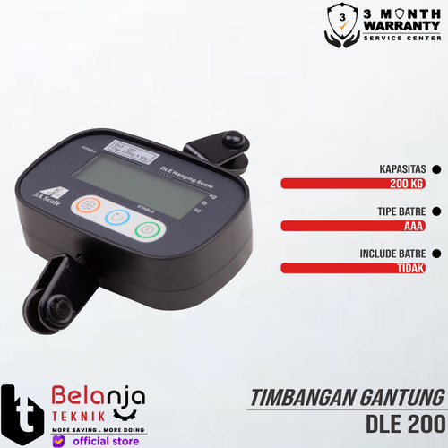 Alat Ukur - Timbangan Gantung DLE 200