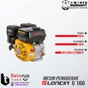 Loncin Mesin Penggerak Bensin G 160 5.5 HP Engine Serbaguna G160 CF160