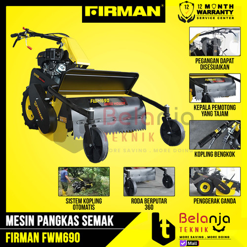 Mesin Pangkas Penghancur Semak Firman FWM690 Potong Tanaman