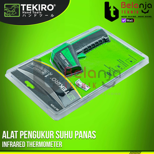 Infrared Thermometer Tekiro Alat Pengukur Suhu Panas Mesin Industri