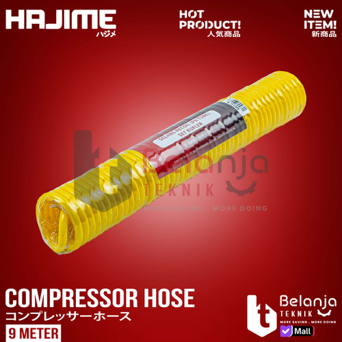 Selang Angin Kompresor Air Hose 9 M Hajime Selang Hose Recoil 9 Meter