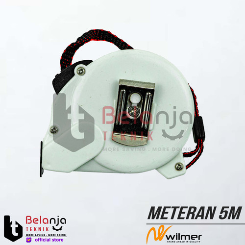 Meteran Autostop 5M Wilmer Meteran Stop Otomatis Measure Tape Evos