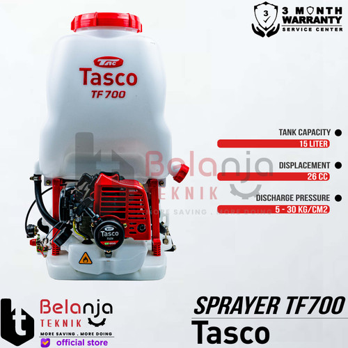 Tasco Power Sprayer Bensin TF 700 Mesin Semprot Hama Engine Gendong TF700 2 Tak