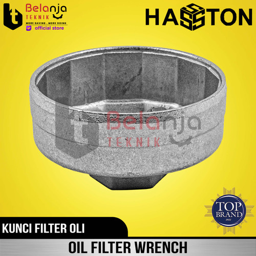 Hasston Prohex  Kunci Filter Oli Mangkok 72,5mm Oil Filter Wrench 1900-012