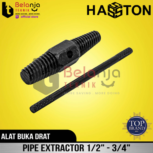 Hasston Prohex Alat Buka Drat Pipa Kran Patah 1/2" - 3/4" Pipe Extractor 3799-200