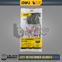Deli Sarung Tangan Safety Cut Resistant XL Sarung Tangan Anti Pisau EDL521043XL