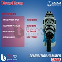 Dongcheng Mesin Bor Bobok BETON DZG 6S Demolition Hammer DZG6S 1050 WATT