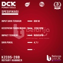 DCK Mesin Bor Bobok Beton 28 mm KZC05-28B Rotary Hammer SDS 800 Watt KZC 05