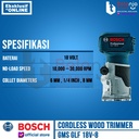 Bosch Mesin Router Profil Kayu Baterai GLF 18V-8 Wood Trimmer Cordless 1/4" Inch 18 Volt