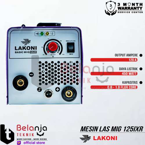 Lakoni Mesin Travo Las Basic MIG 125 IXR Welding Machine 120 Ampere + TIG Lift Welder