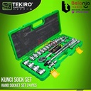 Tekiro Kunci SHOCK Set 8 - 32 mm 1/2" HAND Socket 24 Pcs 6 PT 8-32mm