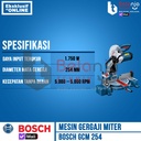Mesin Potong Alumunium 10" Bosch GCM 254 Miter Saw 1750 Watt GCM254 10 Inch