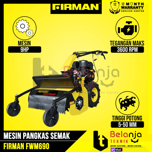 Mesin Pangkas Penghancur Semak Firman FWM690 Potong Tanaman