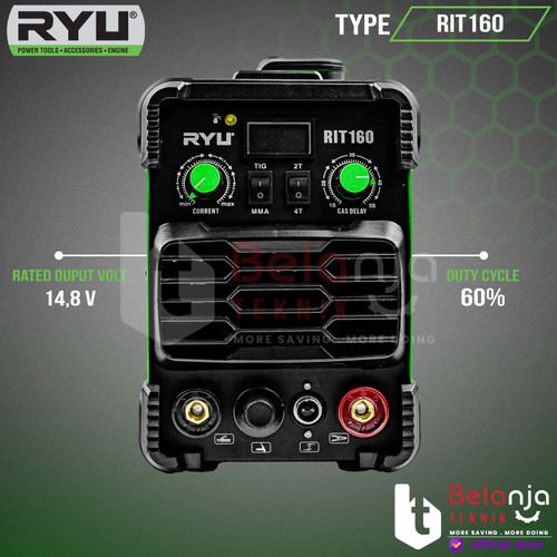 Mesin Travo Las Argon Ryu TIG 160 Trafo Las Welding Machine las Stainless Steel 160A