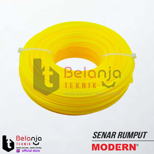 Modern Senar Mata Potong Rumput Square 50 M 2.4mm Trimmer Line Nylon 50 Meter