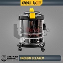 Deli Vacuum Cleaner Wet And Dry DL881815 Mesin Sedot Debu Basah Kering 15L HEPA Stainless 1100 Watt