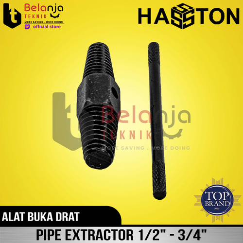 Hasston Prohex Alat Buka Drat Pipa Kran Patah 1/2" - 3/4" Pipe Extractor 3799-200