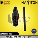 Hasston Prohex Alat Buka Drat Pipa Kran Patah 1/2" - 3/4" Pipe Extractor 3799-200