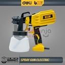 Deli Mesin Spray Gun Listrik EDL-PQ380-E1 Alat Semprot Cat 800 ML 550 Watt