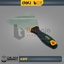Deli Putty Knife 4" Kape Stainless Gagang Karet 4 Inch Kape Plat Scraper Karet EDL-HD4