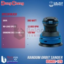Dongcheng Mesin Amplas Bulat 5 Inch DSA02-125 Orbital Sander 5 " 380 Watt DSA 02 125