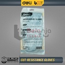 Deli Sarung Tangan Safety Cut Resistant L Sarung Tangan Anti Pisau EDL521043L