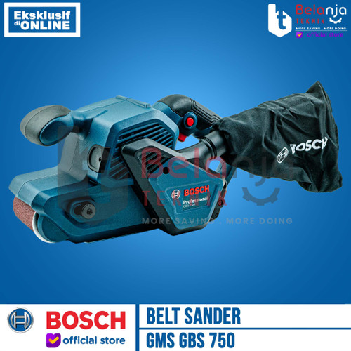 Bosch Mesin Amplas Listrik GBS 750 Belt Sander 850 Watt Variable Speed