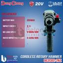 Dongcheng Mesin Bor Beton DCZC02-26 Z Rotary Hammer Brushless 26MM Unit Only DCZC 02 26 DCZC02-26Z